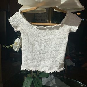 Hollister off the shoulder crop top